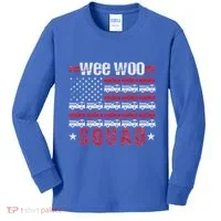 Wee Woo Squad Fire Truck Kids Long Sleeve Shirt thumb 0