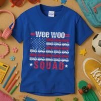 Wee Woo Squad Fire Truck Kids T-Shirt thumb 3