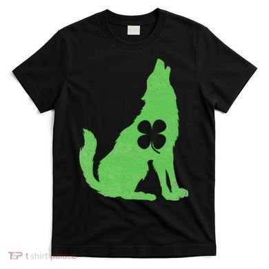Wolf Wolves St. Patrick's Day Irish Shamrock Saint Paddy's T-Shirt