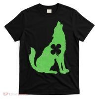 Wolf Wolves St. Patrick's Day Irish Shamrock Saint Paddy's T-Shirt thumb 0