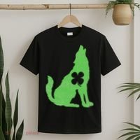 Wolf Wolves St. Patrick's Day Irish Shamrock Saint Paddy's T-Shirt thumb 2