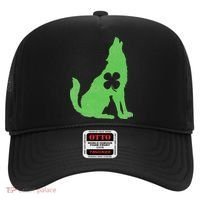 Wolf Wolves St. Patrick's Day Irish Shamrock Saint Paddy's Hat thumb 0