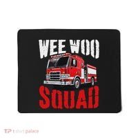 Wee Woo Squad Funny Firefighter Fire Truck Fireman Women Mousepad thumb 0