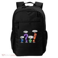 Wait What Stop It I Agree Funny Grammar Punctuation Backpack thumb 0