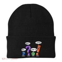 Wait What Stop It I Agree Funny Grammar Punctuation Beanie thumb 0