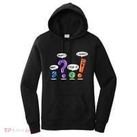 Wait What Stop It I Agree Funny Grammar Punctuation Women's Hoodie thumb 0