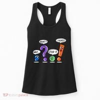 Wait What Stop It I Agree Funny Grammar Punctuation Women's Tank Top thumb 0