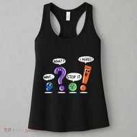 Wait What Stop It I Agree Funny Grammar Punctuation Women's Tank Top thumb 3