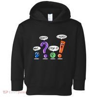 Wait What Stop It I Agree Funny Grammar Punctuation Toddler Hoodie thumb 0