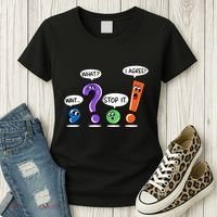 Wait What Stop It I Agree Funny Grammar Punctuation Women's T-Shirt thumb 3