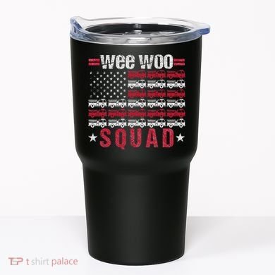 Wee Woo Squad Fire Truck Design Tumbler