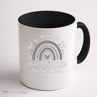 We Wear Silver Rainbow Parkinsons Disease Awareness Coffee Mug thumb 1