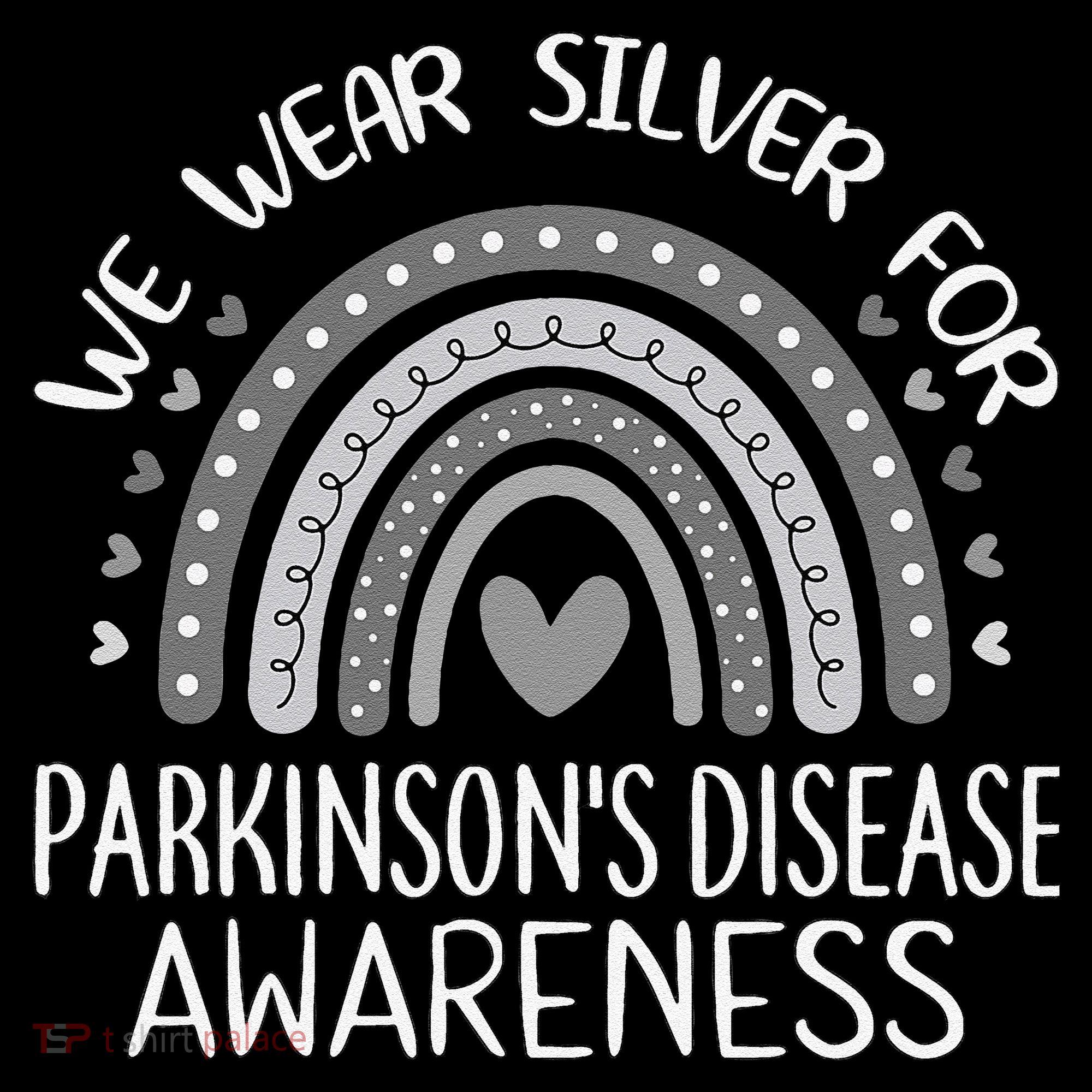 We Wear Silver Rainbow Parkinsons Disease Awareness Coffee Mug