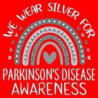 We Wear Silver Rainbow Parkinsons Disease Awareness Santa Hat thumb 1