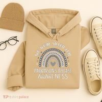 We Wear Silver Rainbow Parkinsons Disease Awareness Hoodie thumb 4