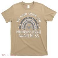We Wear Silver Rainbow Parkinsons Disease Awareness T-Shirt thumb 0