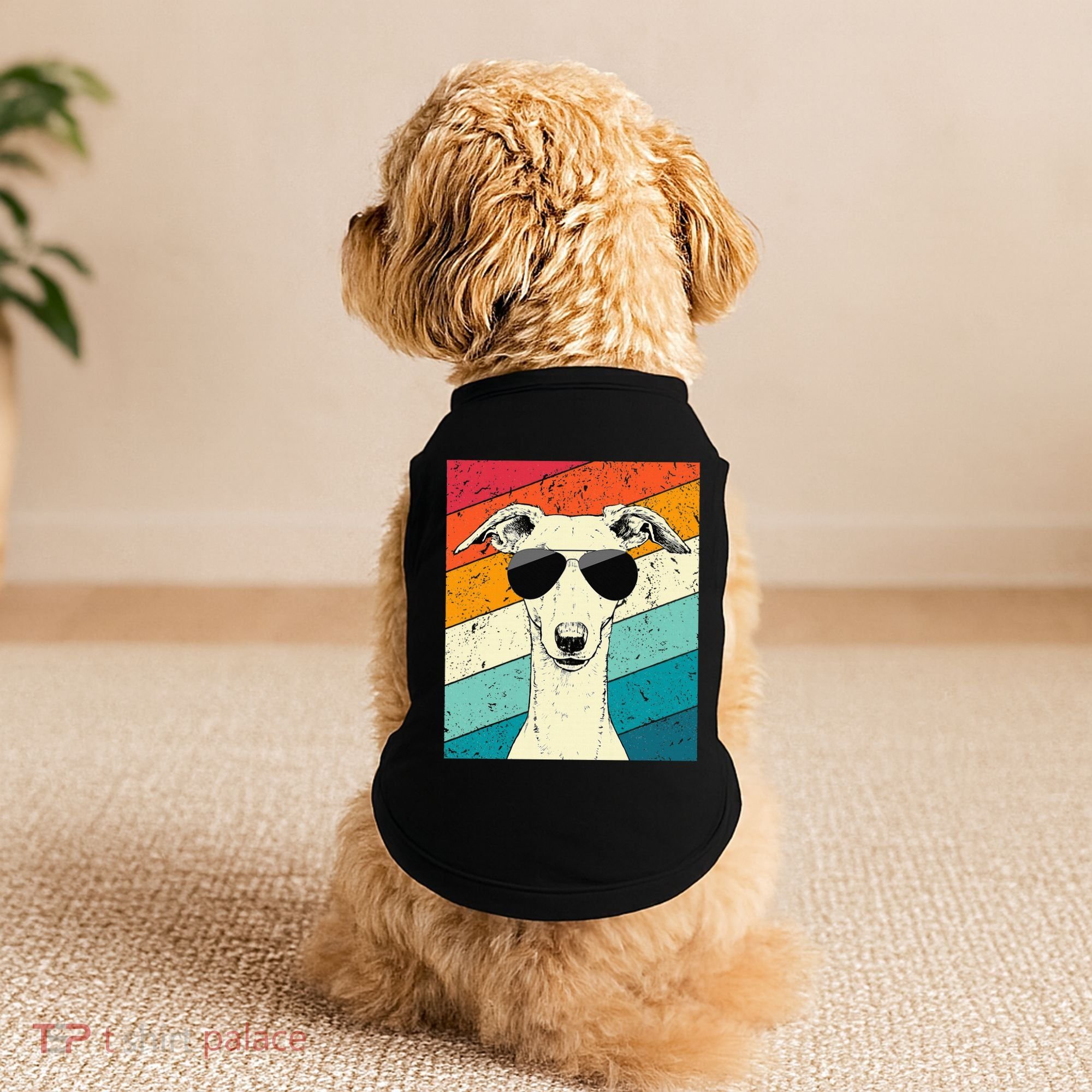 Whippet With Sunglasses Dog Lovers Doggie Tank