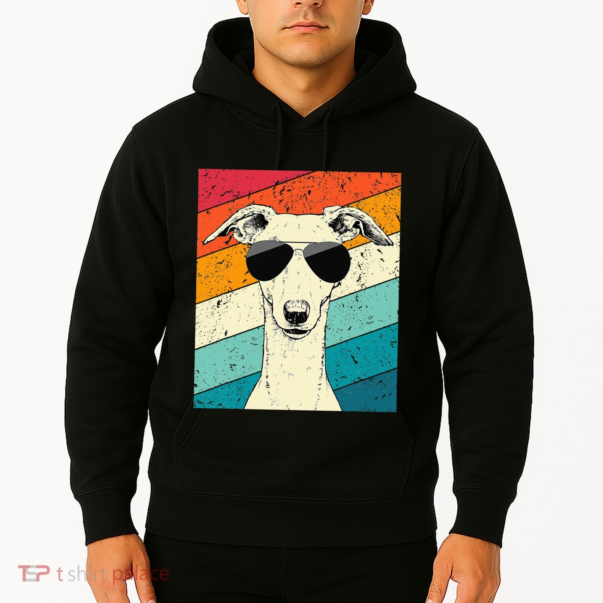 Whippet With Sunglasses Dog Lovers Hoodie