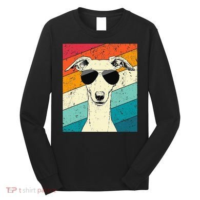 Whippet With Sunglasses Dog Lovers Long Sleeve Shirt