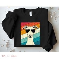 Whippet With Sunglasses Dog Lovers Sweatshirt thumb 2