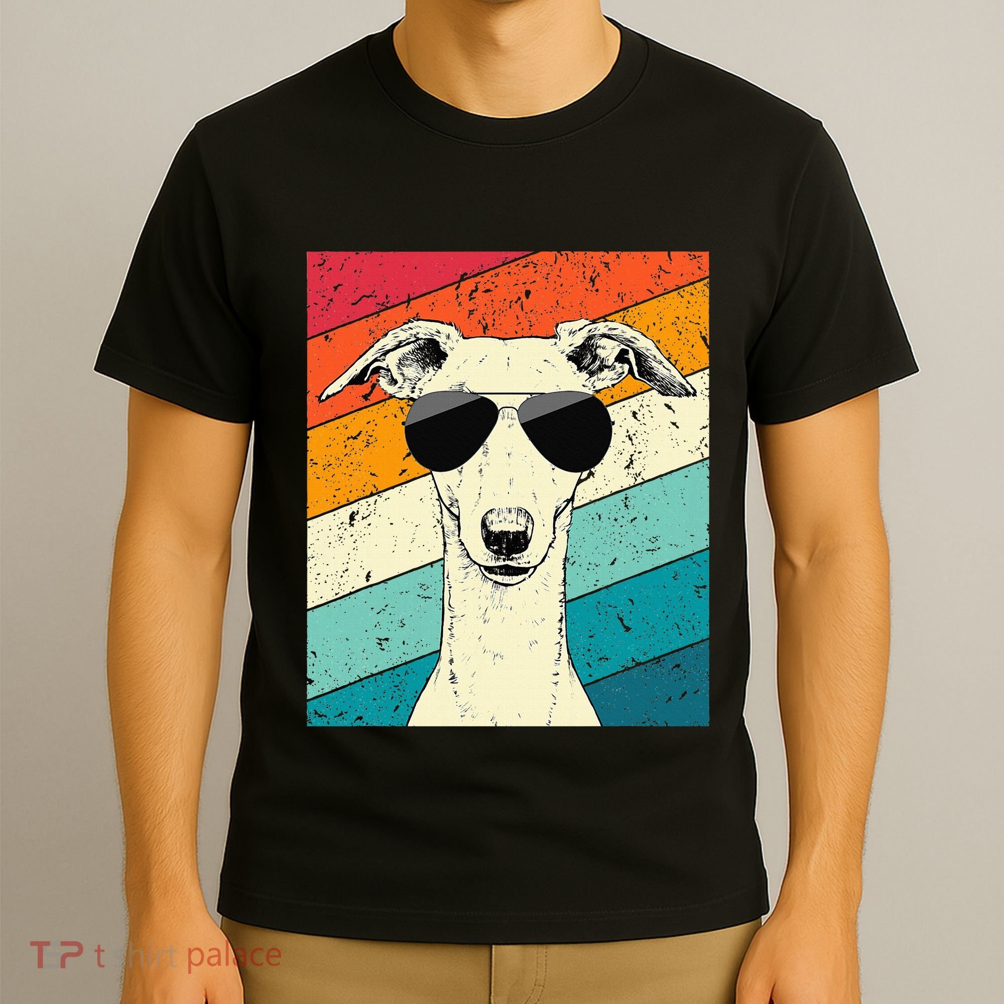 Whippet With Sunglasses Dog Lovers T-Shirt