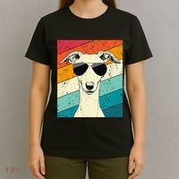 Whippet With Sunglasses Dog Lovers T-Shirt thumb 4