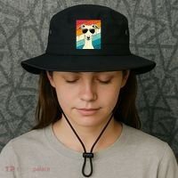 Whippet With Sunglasses Dog Lovers Bucket Hat thumb 3