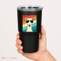 Whippet With Sunglasses Dog Lovers Tumbler thumb 2