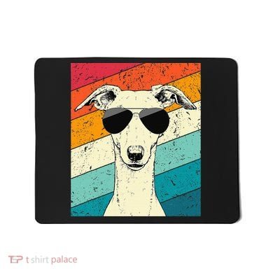Whippet With Sunglasses Dog Lovers Mousepad