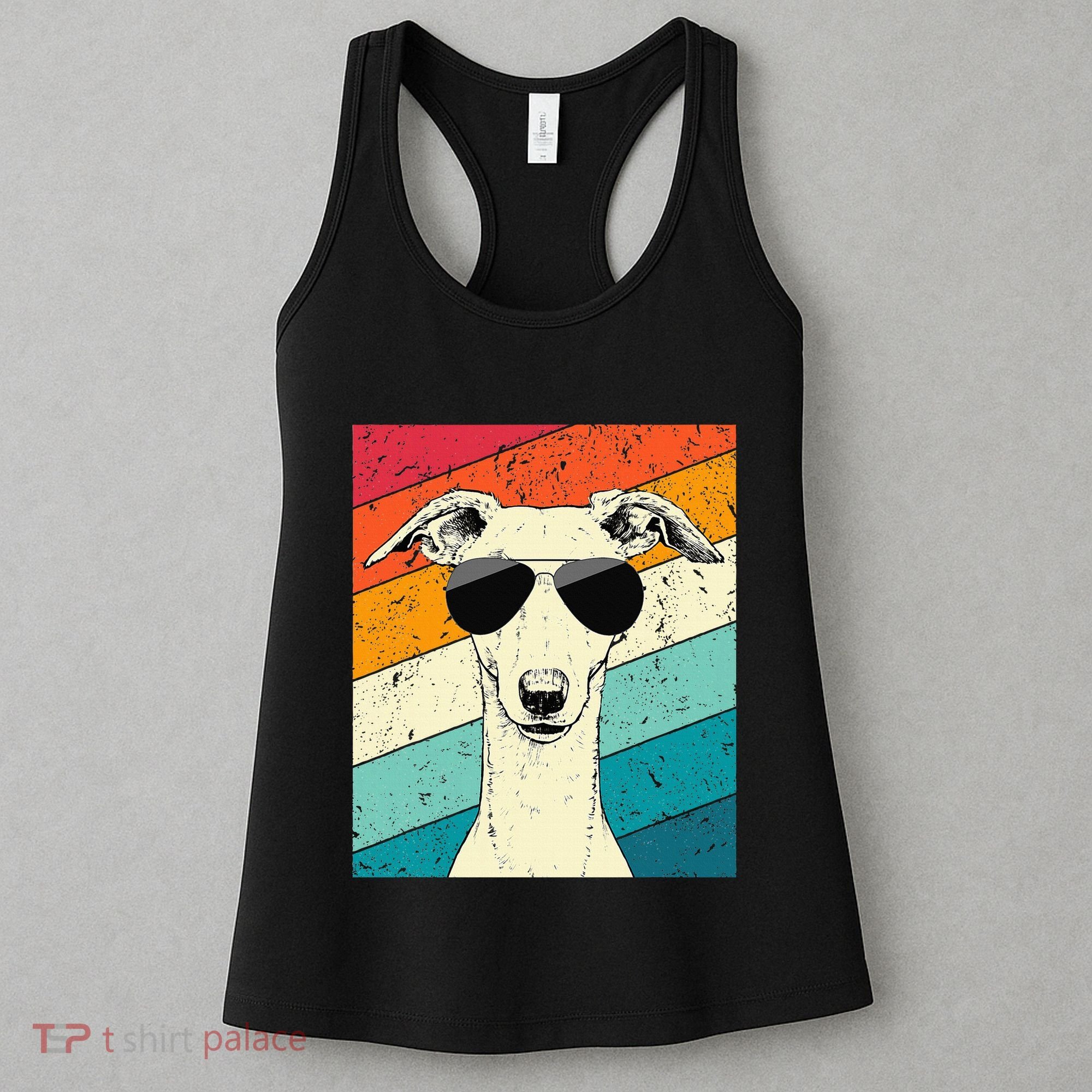 Whippet With Sunglasses Dog Lovers Women's Tank Top
