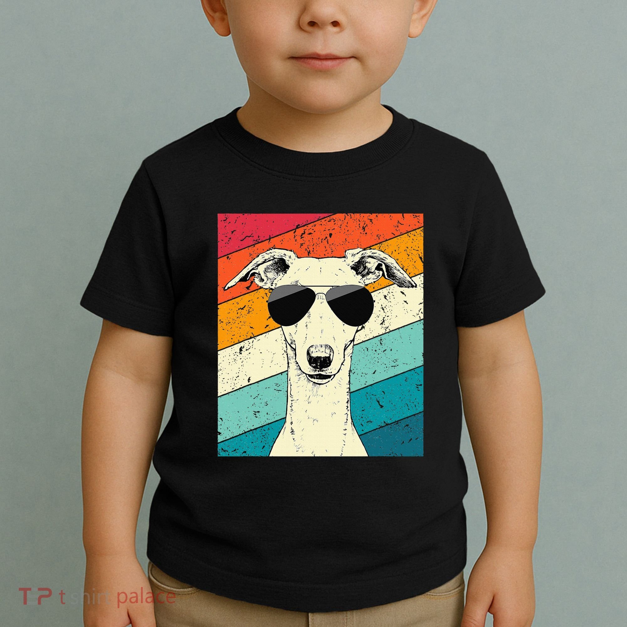 Whippet With Sunglasses Dog Lovers Toddler T-Shirt