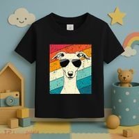 Whippet With Sunglasses Dog Lovers Toddler T-Shirt thumb 3