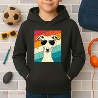 Whippet With Sunglasses Dog Lovers Kids Hoodie thumb 2