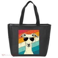 Whippet With Sunglasses Dog Lovers Tote Bag thumb 0