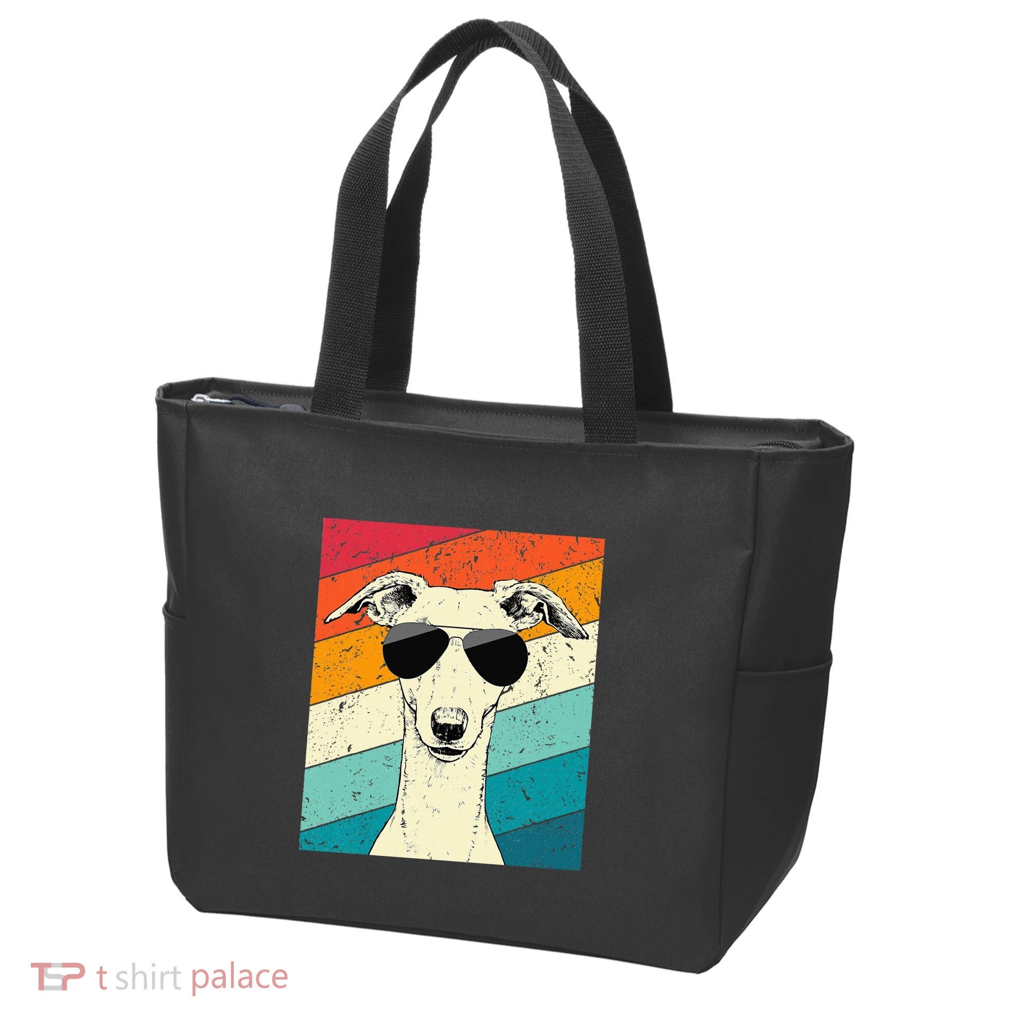 Whippet With Sunglasses Dog Lovers Tote Bag