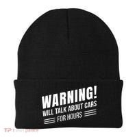 Warning Will Talk About Cars For Hours Beanie thumb 0
