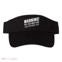 Warning Will Talk About Cars For Hours Visor thumb 0