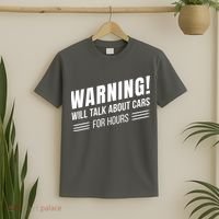 Warning Will Talk About Cars For Hours T-Shirt thumb 2