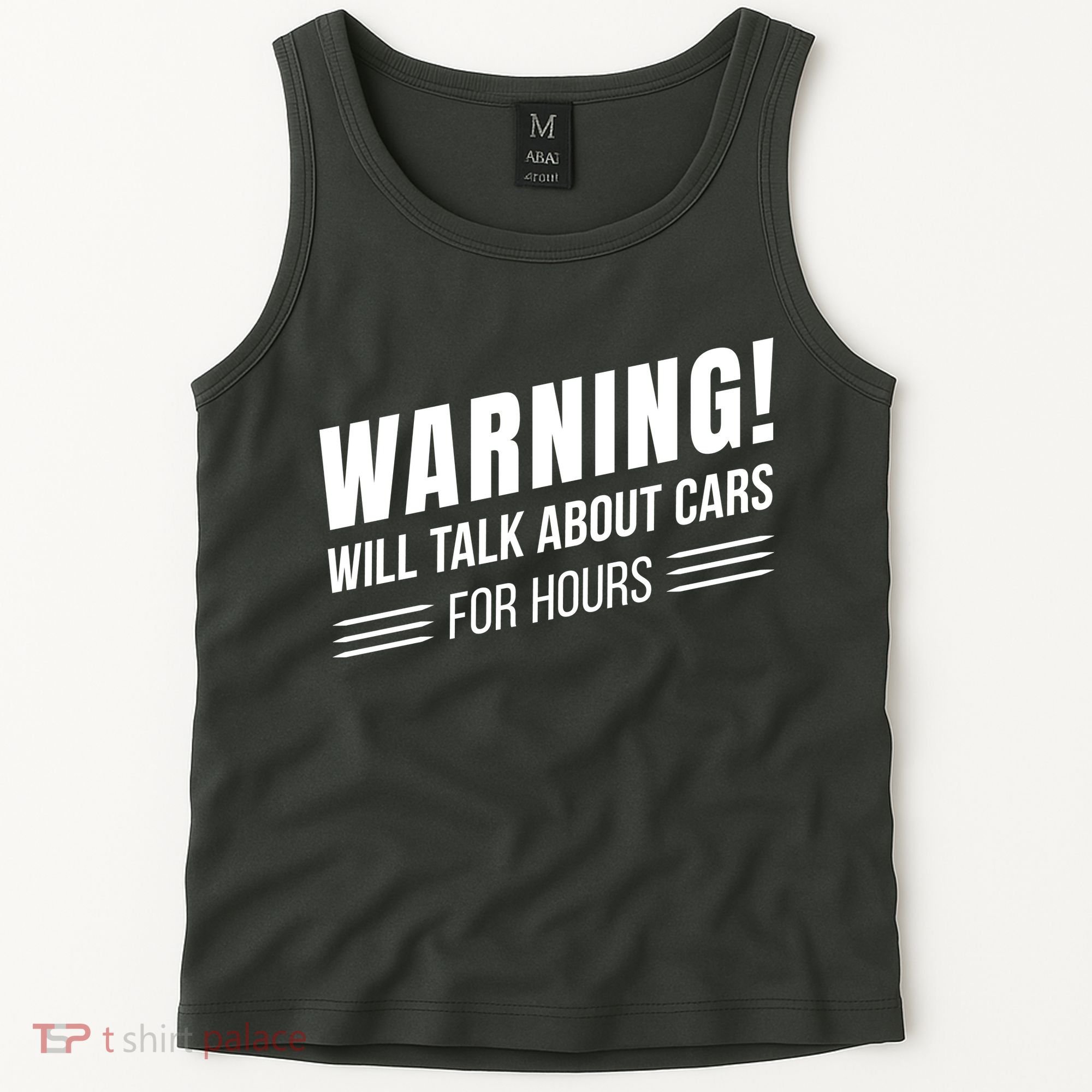 Warning Will Talk About Cars For Hours Tank Top