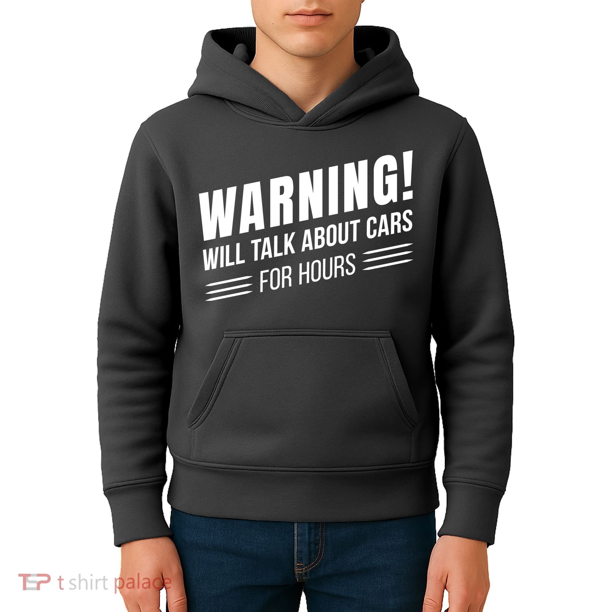 Warning Will Talk About Cars For Hours Kids Hoodie