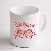 We Want Tables Wrestling Funny Coffee Mug thumb 1