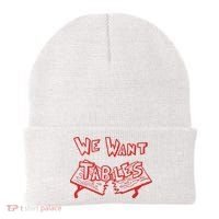 We Want Tables Wrestling Funny Beanie thumb 0