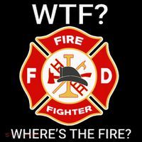 Wtf WhereS The Fire Funny Firefighter Women's Hoodie thumb 2