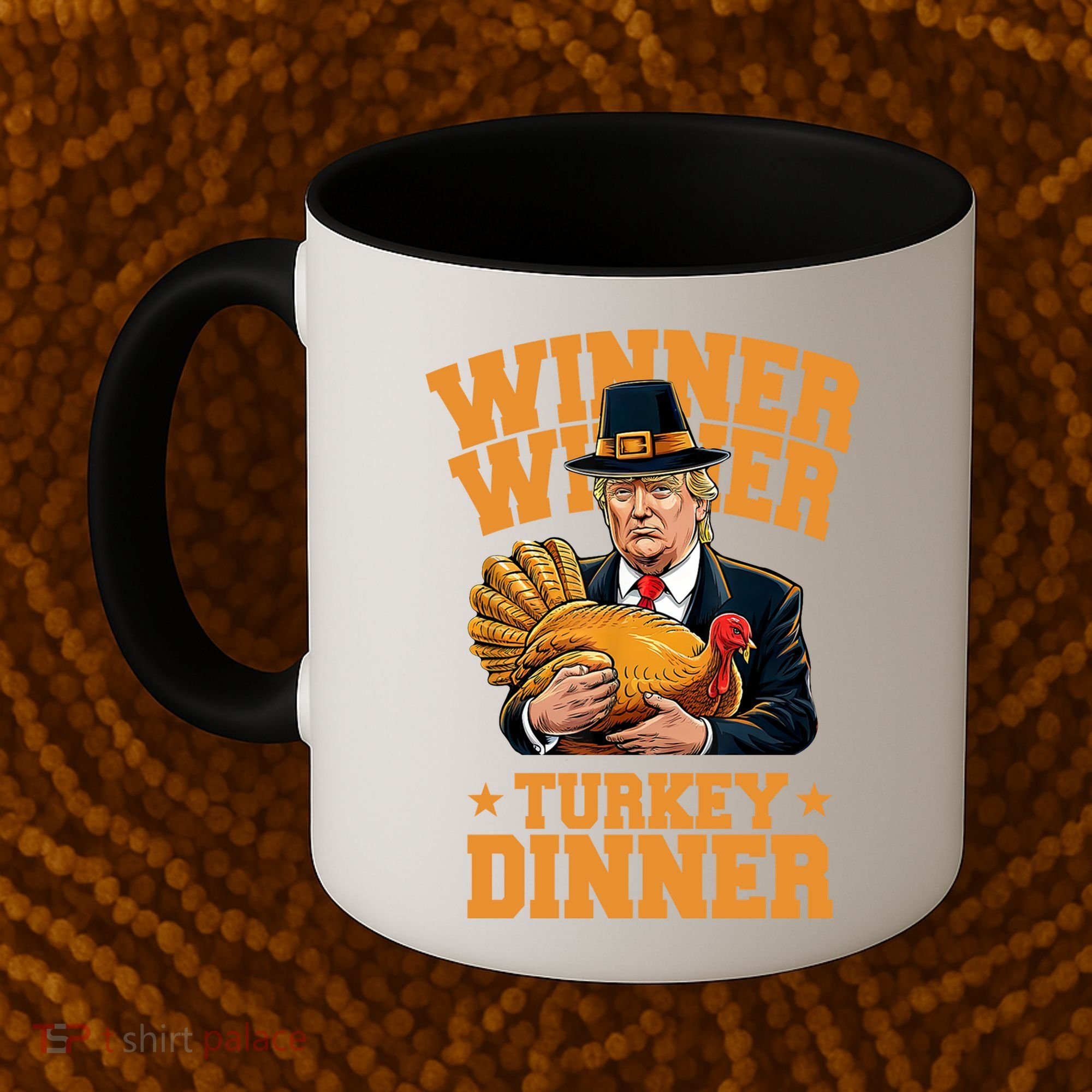Winner Winnter Turkey Dinner Donald Trump Thanksgiving Funny Coffee Mug