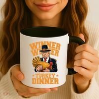 Winner Winnter Turkey Dinner Donald Trump Thanksgiving Funny Coffee Mug thumb 3