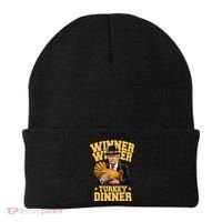 Winner Winnter Turkey Dinner Donald Trump Thanksgiving Funny Beanie thumb 0