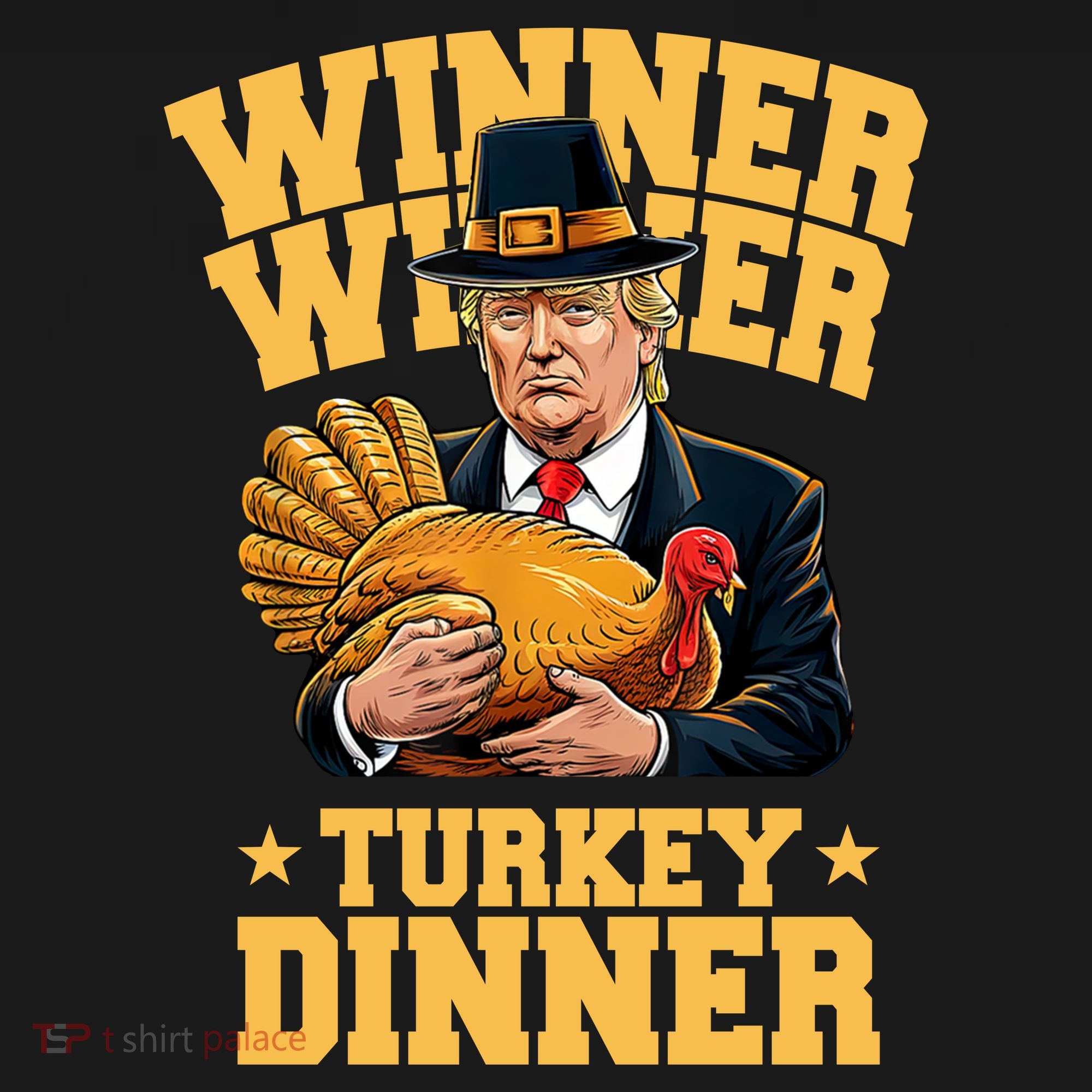 Winner Winnter Turkey Dinner Donald Trump Thanksgiving Funny Women's Hoodie