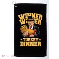 Winner Winnter Turkey Dinner Donald Trump Thanksgiving Funny Golf Towel thumb 0