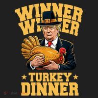 Winner Winnter Turkey Dinner Donald Trump Thanksgiving Funny Golf Towel thumb 3