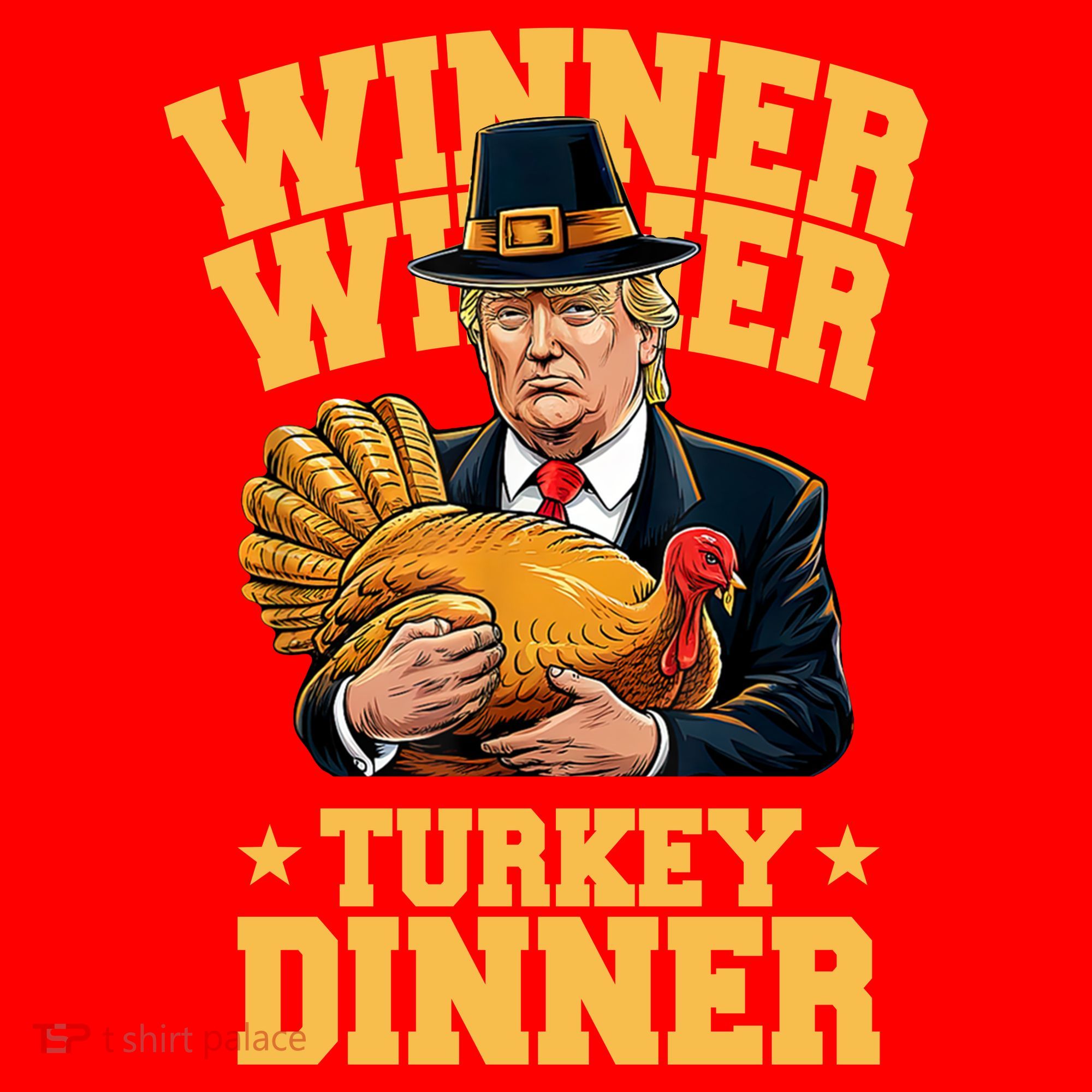 Winner Winnter Turkey Dinner Donald Trump Thanksgiving Funny Coaster